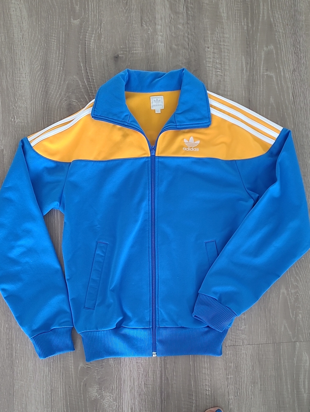 Adidas Royal Blue & Yellow/Gold "California" Track Jacket